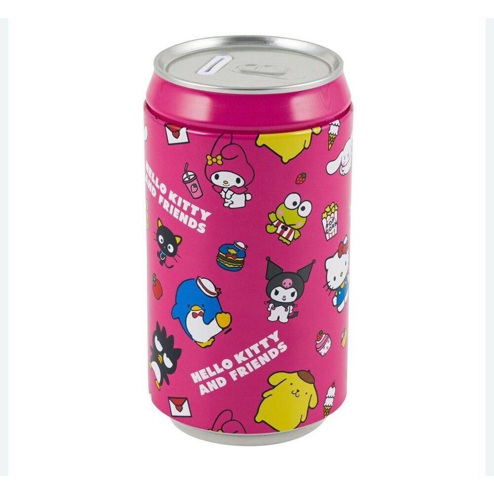 Hello Kitty & Friends Savings Bank - 7-2/3"H - Soda Can Shape Bank, New No Box
